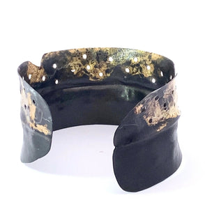 golden cuff from the back