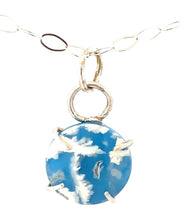Load image into Gallery viewer, cloud dreams fine silver pendant