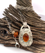 Load image into Gallery viewer, Baltic amber sterling Silver pendant. Dare to Dream Collection.