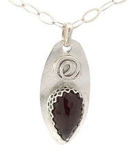 Load image into Gallery viewer, faceted smoky quartz pendant