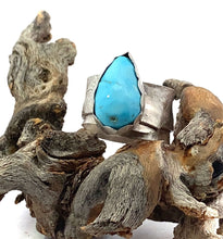 Load image into Gallery viewer, fine silver ring shown in natural setting