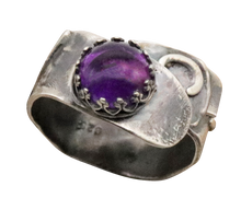 Load image into Gallery viewer, Sterling  Amethyst gemstone Ring. Dare to Dream Collection size 7 to 7 1/2