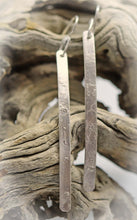 Load image into Gallery viewer, backdrop of cholla cactus and sterling super skinny earrings