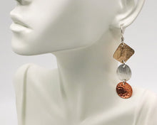 Load image into Gallery viewer, earrings shown on ear lobe