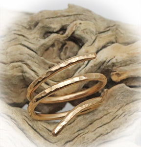 Gold  Fill Ring. Sacred Spiral Collection. Assorted Sizes