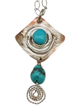 Load image into Gallery viewer, NATURAL TURQUOISE PENDANT