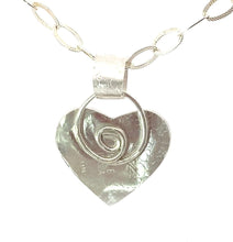 Load image into Gallery viewer, heart lace agate gem from the back