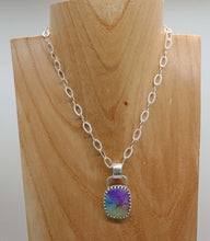 Load image into Gallery viewer, 'Memories of Childhood' Rainbow Solar Quartz Pendant. 1 3/4" tall.