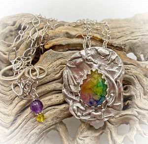 Dare to Dream collection pendant with solar quartz