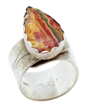 Load image into Gallery viewer, red creek jasper sterling artisan ring