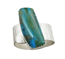 Load image into Gallery viewer, peruvian opal sterling ring