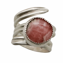 Load image into Gallery viewer, rhodochrosite sterling ring