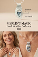 Load image into Gallery viewer, Merlin's Magic Collection Dendritic Opal Pendant 2 1/2" tall.