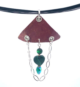 Classic Copper Malachite Pendant