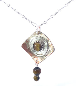 Classic Copper Tiger Eye Pendant