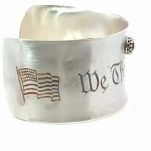 Load image into Gallery viewer, We The People Sterling Silver Cuff bracelet