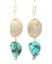 Load image into Gallery viewer, sterling and turquoise earrings 