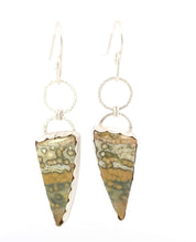 Load image into Gallery viewer, indonesian river jasper earrings