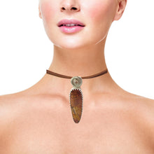 Load image into Gallery viewer, &#39;Enchanted Woodland&#39; Red Creek Jasper pendant.