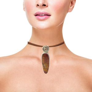 'Enchanted Woodland' Red Creek Jasper pendant.