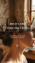 Load image into Gallery viewer, Sterling Silver Domed Heart shaped Earrings . 2 " long