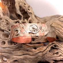 Load image into Gallery viewer, Metalliccopper and silver on a natural background