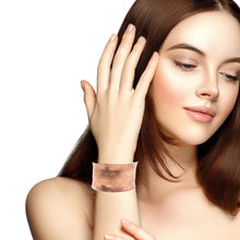 Load image into Gallery viewer, Woman wearing a FREEDOM copper bracelet 