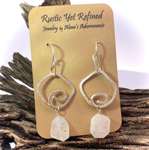 Load image into Gallery viewer, romance card and moonstone earrings