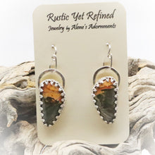 Load image into Gallery viewer, enchanted woodland earrings on romance card