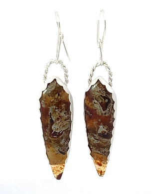 indonesian amber earrings
