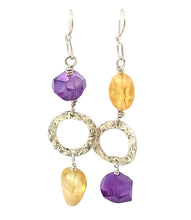 Load image into Gallery viewer, free form amethyst and citrine gems