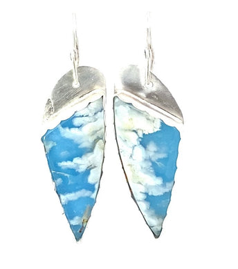 plume agate cloud dreams earrings