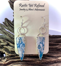 Load image into Gallery viewer, cloud dreams earrings on romance card