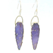 Load image into Gallery viewer, indonesian grape agate earrings