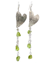 Load image into Gallery viewer, Peridot gemstone earrings