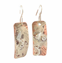 Load image into Gallery viewer, copper sterling earrings