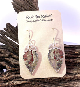 south seas earrings on romance card