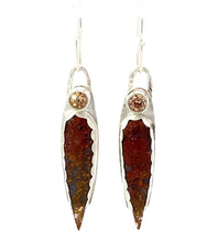 Load image into Gallery viewer, South Seas Treasures moss agate earrings