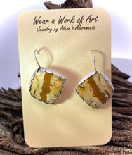 Load image into Gallery viewer, picture jasper earrings shown on romance card