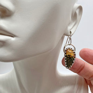 earring shown on earlobe