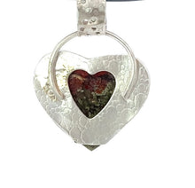 Load image into Gallery viewer, heart pendant from the back