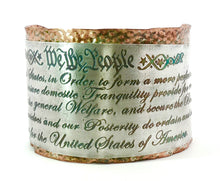 Load image into Gallery viewer, We The People Copper and silver Cuff bracelet