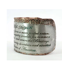 Load image into Gallery viewer, We The People Copper and silver Cuff bracelet