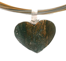 Load image into Gallery viewer, river jasper heart pendant