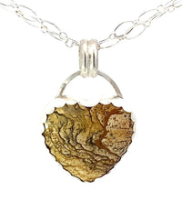 Load image into Gallery viewer, heart shaped picture jasper pendant