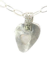 Load image into Gallery viewer, &#39;Slice of Moonlight&#39; Moonstone Sterling Teardrop pendant 1 1/2&quot; tall