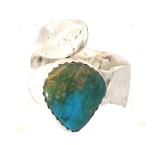 Load image into Gallery viewer, peruvian opal ring in sterling silver