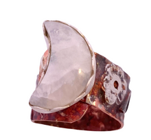 Load image into Gallery viewer, slice of moonlight moonstone ring