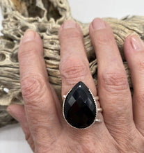 Load image into Gallery viewer, onyx ring shown on hand