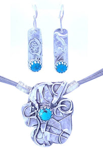 earring and pendant set